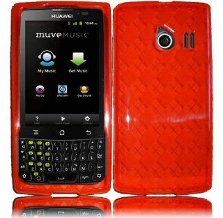 For Huawei Ascend Q M660 TPU Cover Case Red Cell Phones & Accessories