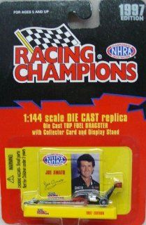 1997 Edition   Racing Champions   NHRA   Joe Amato Top Fuel Dragster   1144 Scale Die Cast Replica Pro Stock Car Collectible   Toys & Games