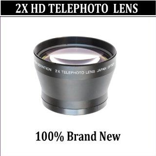 2X TELEPHOTO Lens FOR THE CANON DIGITAL REBEL XT XTI.THIS LENS WILL ATTACH DIRECTLY TO THE FOLLOWING CANON LENSES 18 55mm, 75 300mm, 50mm 1.4, 55 200mm  Digital Slr Camera Lenses  Camera & Photo