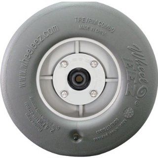 WheelEez Low Pressure Polyurethane Wheel   16 1/2in. dia. x 7.9in.W, 42cm, Model# WZ1 42UC Plate Casters
