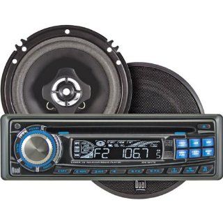 Dual CPR665 In dash AM/FM, CD,  and WMA Receiver with DCS65 6 1/2 Inch Speakers  Vehicle Cd Digital Music Player Receivers 