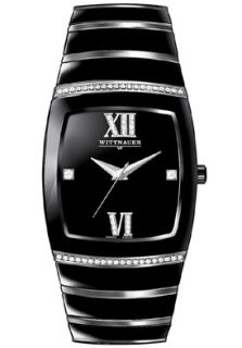Wittnauer 12E20  Watches,Mens  Ceramic Black Ceramic Diamond, Casual Wittnauer Quartz Watches
