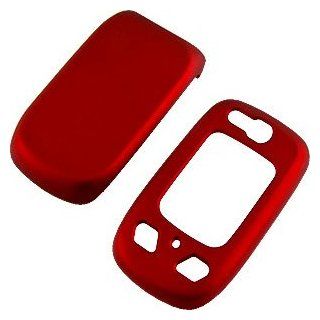 Red Rubberized Protector Case for Samsung Convoy 2 SCH U660 Cell Phones & Accessories
