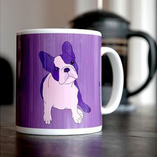 french bulldog mug by now we are here
