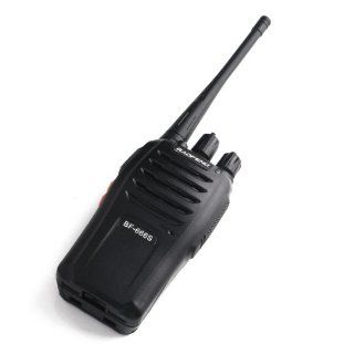 Baofeng BF 666S Portable Two Way Radio UHF VHF FM Transceiver Flashlight Walkie Talkie Sports & Outdoors