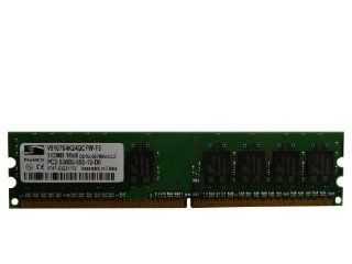 ProMOS 512MB PC2 5300U DDR2 667MHz 240 Pin CL5 Memory V916764K24QCFW F5