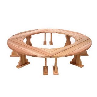 All Things Cedar 82 in L Patio Bench