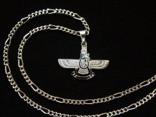 Farvahar Necklace Iranian Gift Persian Symbol Iran Art Farohar