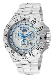 Invicta 13084  Watches,Mens Excursion Chronograph White Mother Of Pearl Dial Stainless Steel, Chronograph Invicta Quartz Watches