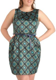 Crocheted You Look Dress in Plus Size  Mod Retro Vintage Dresses