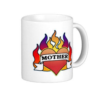 Mother Heart Tattoo Mother's Day Large Mug