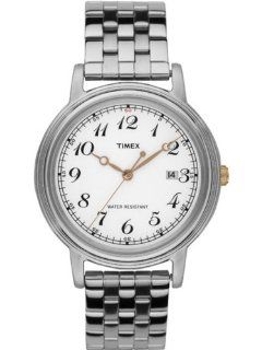 Timex Originals Classic Series White INDIGLO Dial Stainless Steel Bracelet Watch T2N672 Watches
