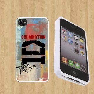 1D Music Custom Case/Cover FOR Apple iPhone 4 / 4s** WHITE** Rubber Case ( Ship From CA ) Cell Phones & Accessories
