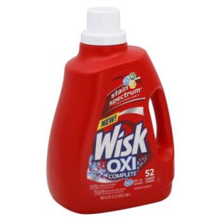 Wisk OXI Complete Liquid Laundry Detergent 100 oz