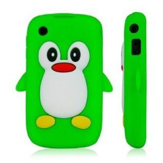 Tinkerbell Trinkets GREEN Penguin For Blackberry Curve 8520 8530 9300 3G Cute Mobile Phone Case Cover Cell Phones & Accessories