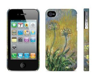 Iphone 4 / 4s Case the Agapanthus 1914 17 Claude Monet Cell Phone Cover Cell Phones & Accessories