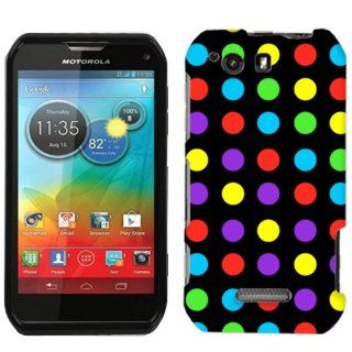 Motorola Photon Q Colorful Polka Dots Phone Case Cover Cell Phones & Accessories