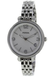 Fossil ES3180  Watches,Womens White Dial Stainless Steel, Casual Fossil Quartz Watches