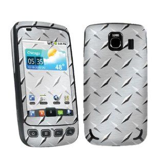 LG Optimus S LS670 Vinyl Decal Protection Skin Diamond Plate Cell Phones & Accessories