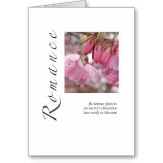 Romance Blossoms Greeting Cards