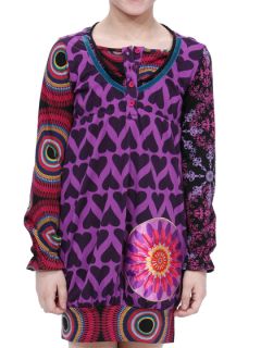 Psychedelic Heart Dress by Desigual