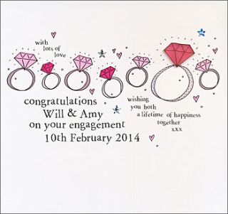 personalised engagement card by eggbert & daisy