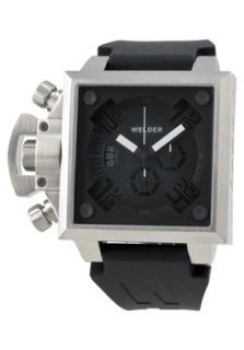 Welder K25 4200 CS BK BK  Watches,Stainless Steel Black Dial Black Index 46mm Chronograph, Chronograph Welder Quartz Watches