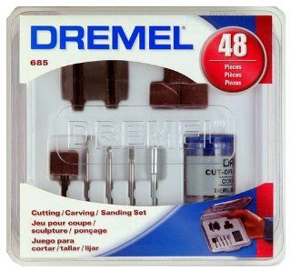 Dremel 685 01 48 Piece Cutting/Carving Accessory Set   Power Rotary Tool Accessories  