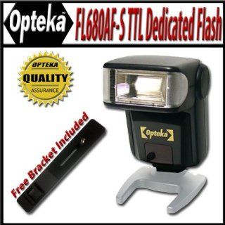 Opteka FL680AF S TTL AF Professional Dedicated Digital Speed Blitz Flash (Strait Bracket included) for Sony DSC R1, DSC H10, DSC H5, DSC H3, DSC H2, DSC H1, DSC F828, DSC F707 and DSC F717 Computers & Accessories