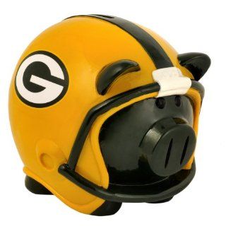 NFL Green Bay Packers Resin Large Helmet Piggy Bank Sports & Outdoors
