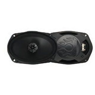 Audiobahn AMS690H 6 X 9 Inches 2 Way Murdered Out Series Coaxial Car Speakers  Vehicle Speakers 