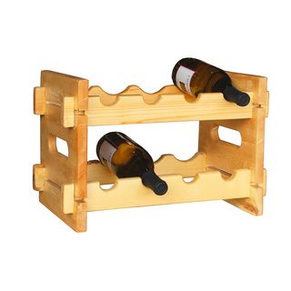 Chateauroux 4 bottle Wooden Wine Rack