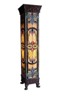 Tiffany style Victorian Floor Pedestal Lighting Fixture 42" Tall   Floor Lamps  