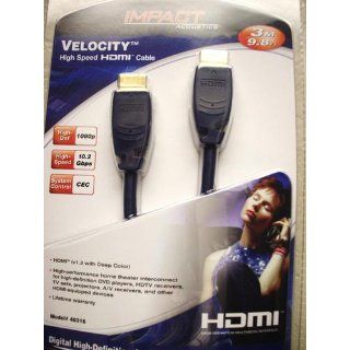 Cables To Go Velocity Series 40315 HDMI Cable (Blue, 2 meters) Electronics
