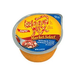 Meow Mix Market Select with Real Tuna & Whole Shrimp in Sauce Cat Food 2.75 oz  Canned Wet Pet Food 