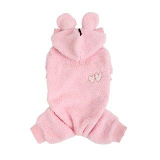 Pinkaholic New York Lullaby Hooded Dog Jumpsuit, Large, Pink  Pet Hoodies 