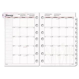 Day Runner Express Monthly Classic Planning Pages Refill, 5.5 x 8.5 Inches, Nature Theme (061 685)  Appointment Book And Planner Refills 