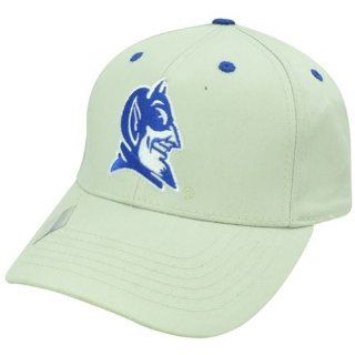 NCAA Duke Blue Devils Twill Cotton Velcro College Plain Logo Adjustable Hat Cap  Sports Fan Baseball Caps  Sports & Outdoors
