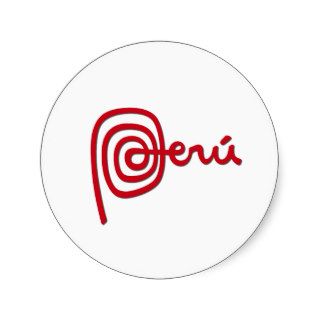 Peru Brand / Marca Peru Stickers