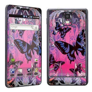 Samsung Infuse 4G i997 AT&T Vinyl Protection Decal Skin Purple Butterfly Cell Phones & Accessories