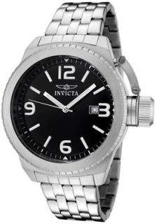 Invicta 0987  Watches,Mens Corduba Black Dial Stainless Steel, Casual Invicta Quartz Watches