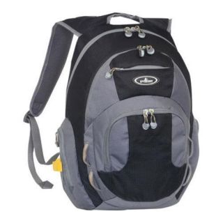 Everest Deluxe Travelers Laptop Backpack Black/grey