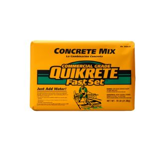 QUIKRETE 70 lbs Fast Setting Concrete Mix