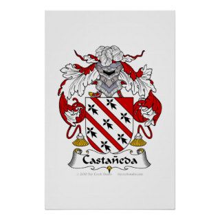 Castaneda Family Crest Print