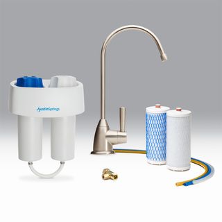 Austin Springs Undercounter Water Filter, Premium Faucet Brushed Nickel