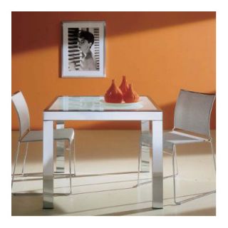 Bontempi Casa Sky Dining Table 42.2X Shape Rectangular, Finish Aluminum (Ma