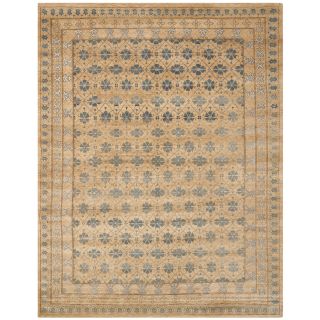 Safavieh Hand knotted Marrakech Beige/ Light Blue Wool Rug (8 X 10)
