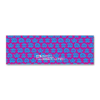 Angry Crew pattern   magenta & cyan Business Card