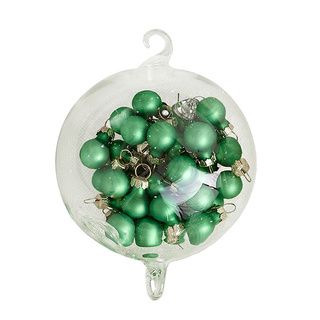 Green Bead Bauble Ornament