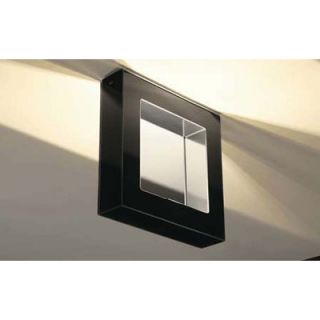 MuranoLuce Box Flush Mount in Polished Steel PLBOX30 Bulb Type Halogen, Shad